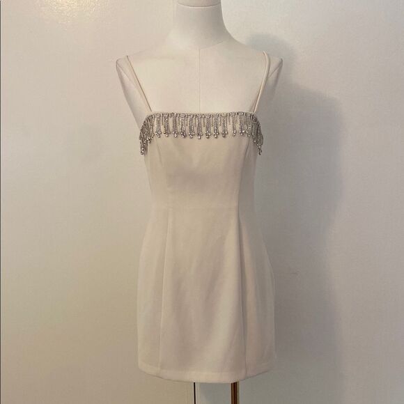 Majorelle Aurora Mini Dress in Champagne Size XS - Picture 3 of 16